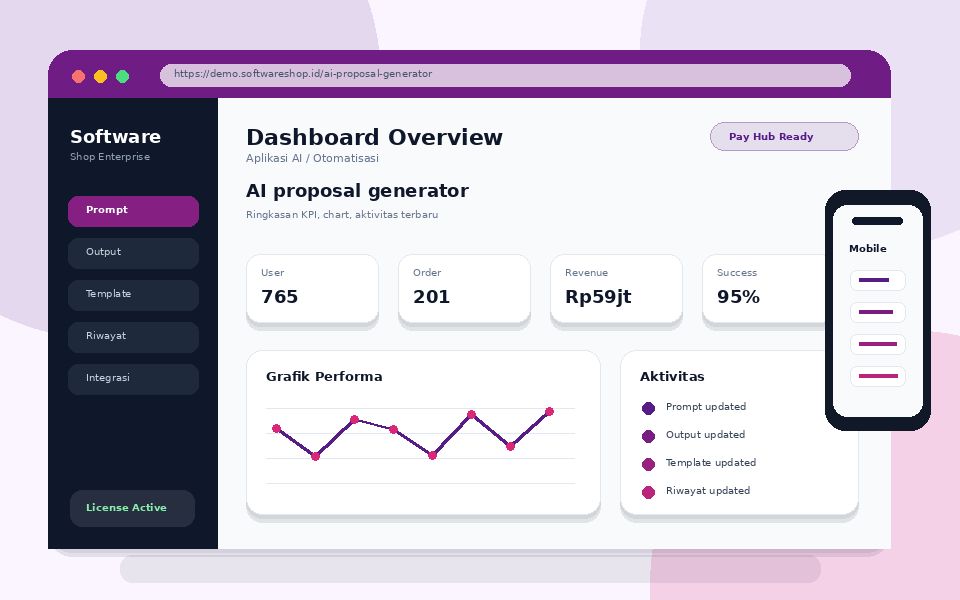 Screenshot AI proposal generator
