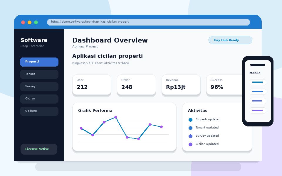 Screenshot Aplikasi cicilan properti